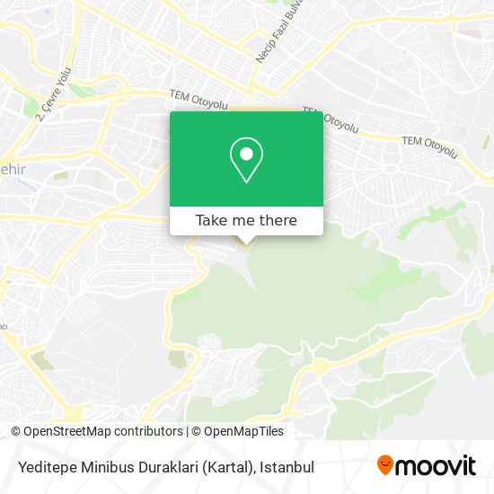 Yeditepe Minibus Duraklari (Kartal) map