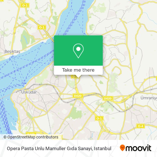 Opera Pasta Unlu Mamuller Gıda Sanayi map