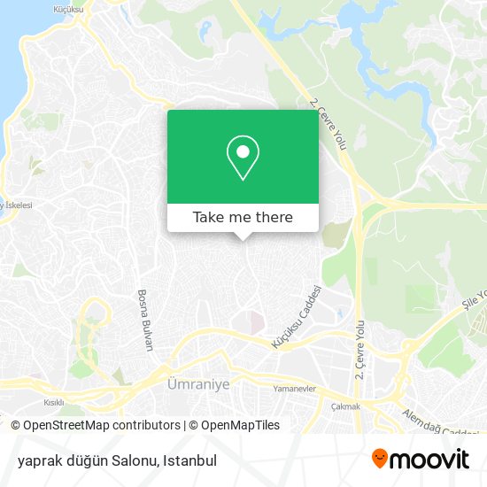 yaprak düğün Salonu map