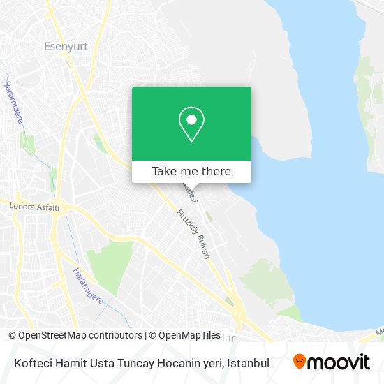 Kofteci Hamit Usta Tuncay Hocanin yeri map