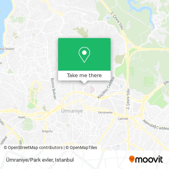 Ümraniye/Park evler map