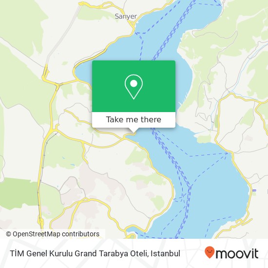 TİM Genel Kurulu Grand Tarabya Oteli map