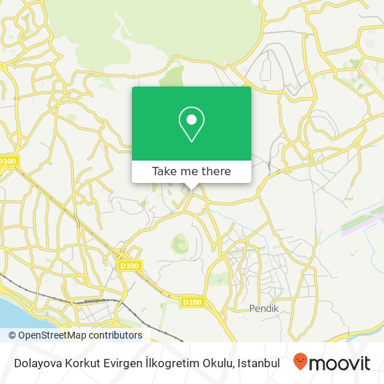 Dolayova Korkut Evirgen İlkogretim Okulu map