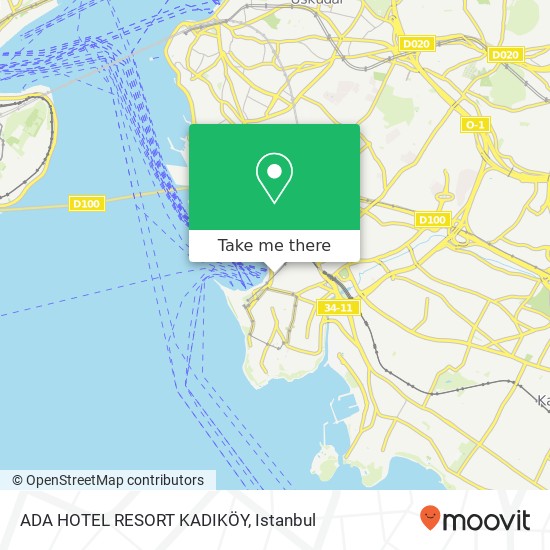 ADA HOTEL RESORT KADIKÖY map