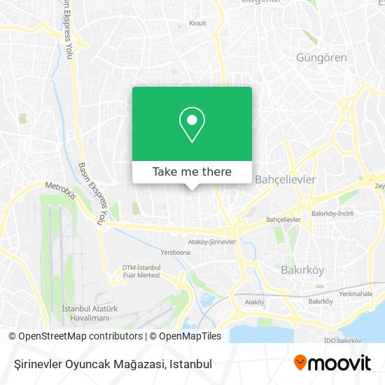 Şirinevler Oyuncak Mağazasi map