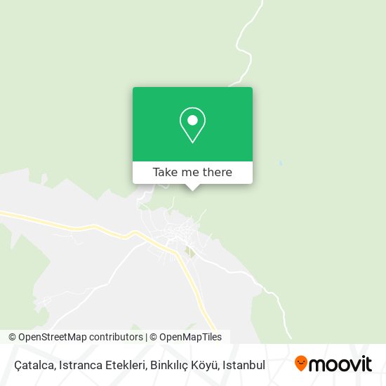 Çatalca, Istranca Etekleri, Binkılıç Köyü map