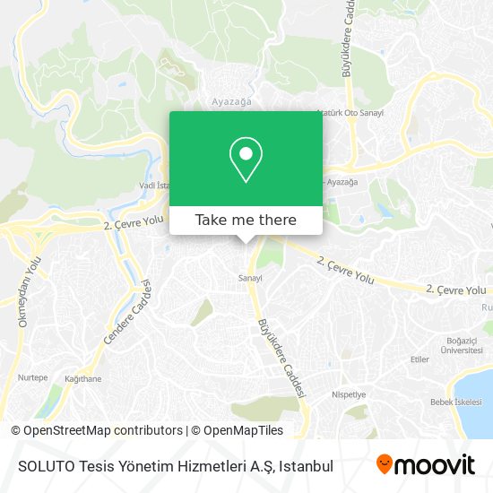 SOLUTO Tesis Yönetim Hizmetleri A.Ş map