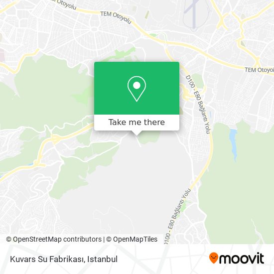 Kuvars Su Fabrikası map