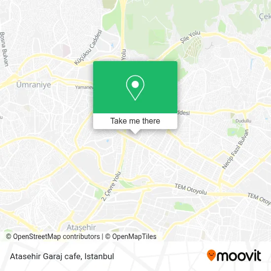 Atasehir Garaj cafe map