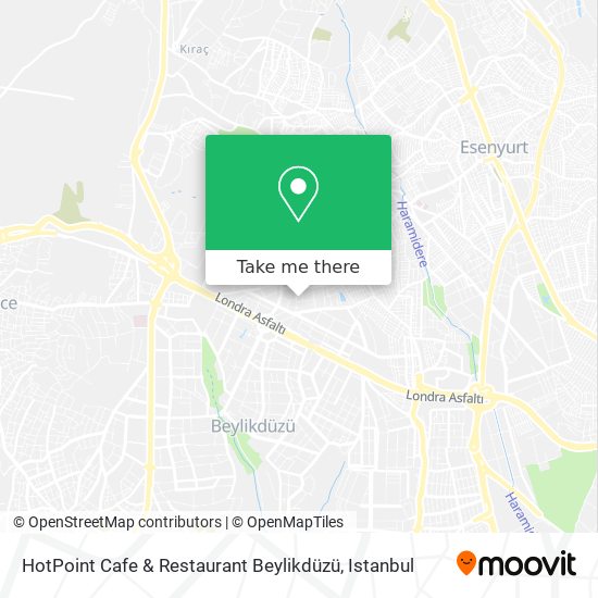 HotPoint Cafe & Restaurant Beylikdüzü map