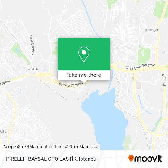 PIRELLI - BAYSAL OTO LASTİK map