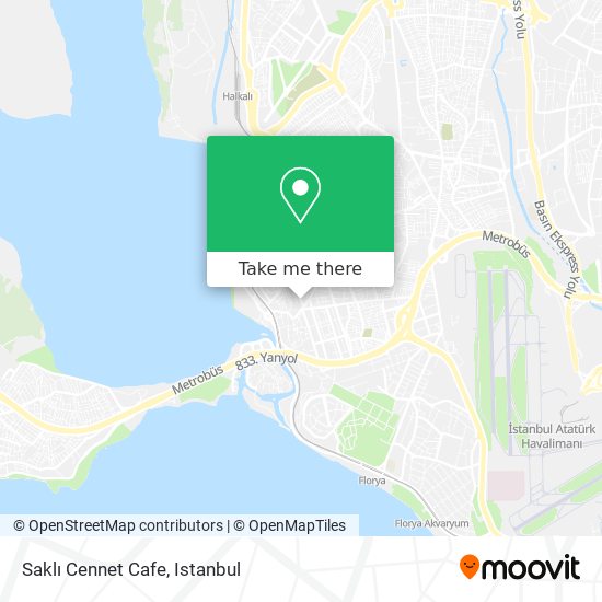 Saklı Cennet Cafe map