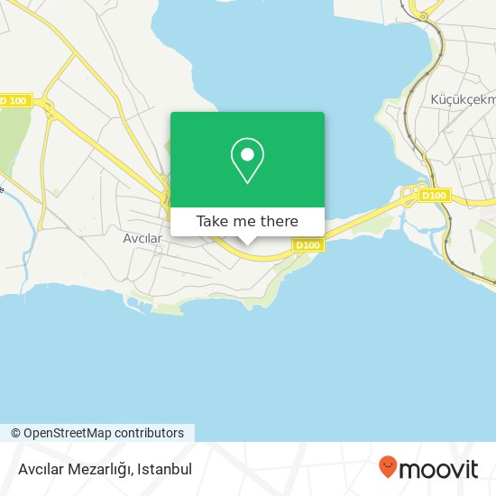 Avcılar Mezarlığı map