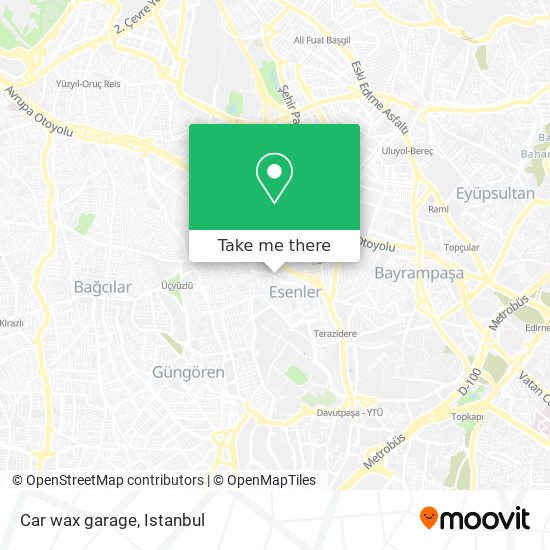 Car wax garage map