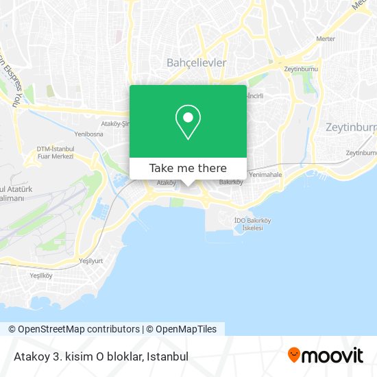 Atakoy 3. kisim O bloklar map