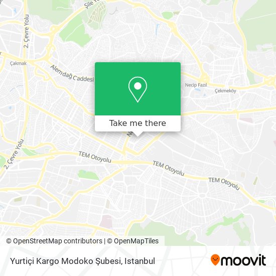 Yurtiçi Kargo Modoko Şubesi map