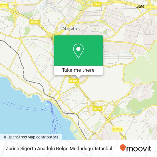 Zurich Sigorta Anadolu Bölge Müdürlüğü map