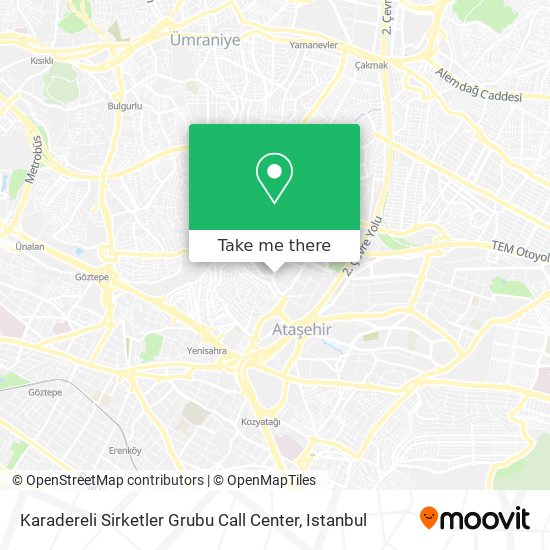 Karadereli Sirketler Grubu Call Center map