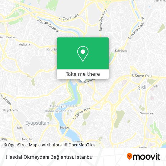 Hasdal-Okmeydanı Bağlantısı map