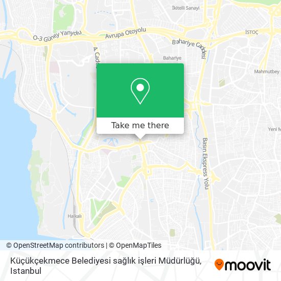Küçükçekmece Belediyesi sağlık işleri Müdürlüğü map