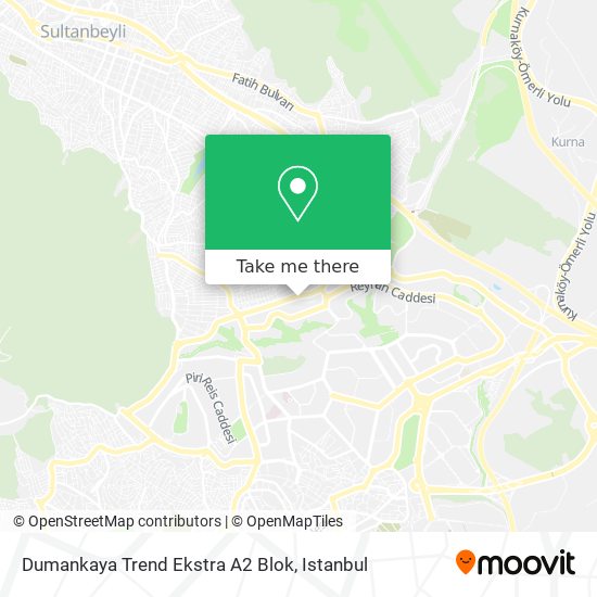 Dumankaya Trend Ekstra A2 Blok map