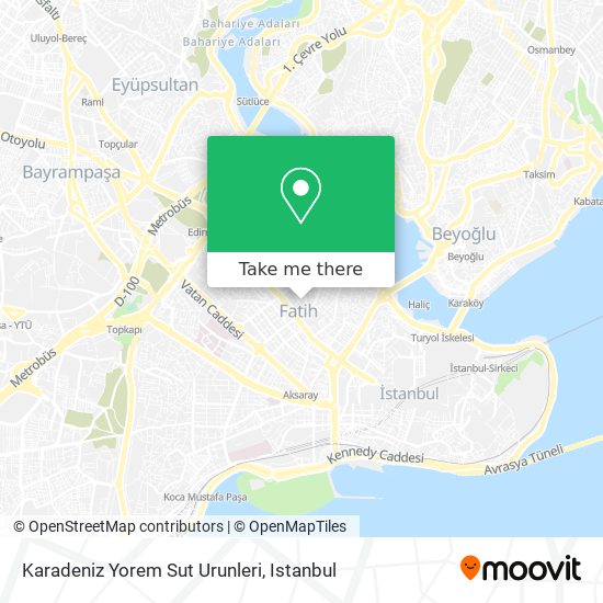 Karadeniz Yorem Sut Urunleri map