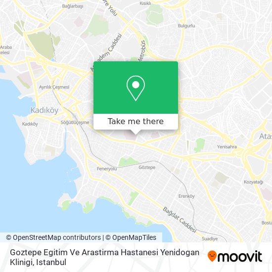 Goztepe Egitim Ve Arastirma Hastanesi Yenidogan Klinigi map