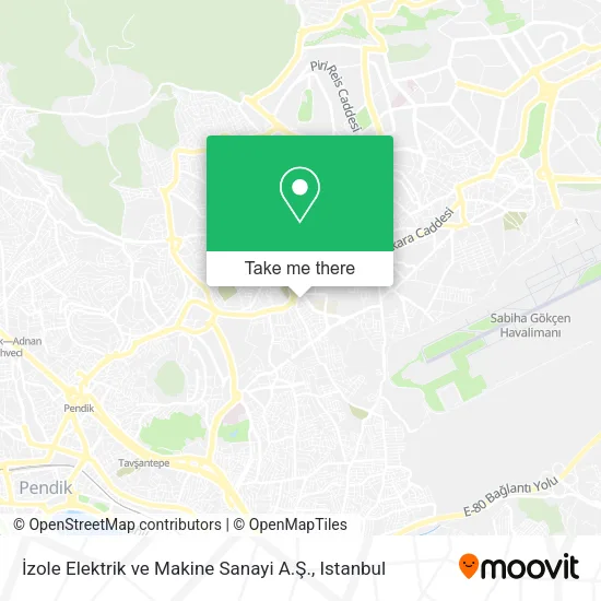 İzole Elektrik ve Makine Sanayi A.Ş. map