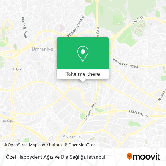 Özel Happydent Ağız ve Diş Sağlığı map