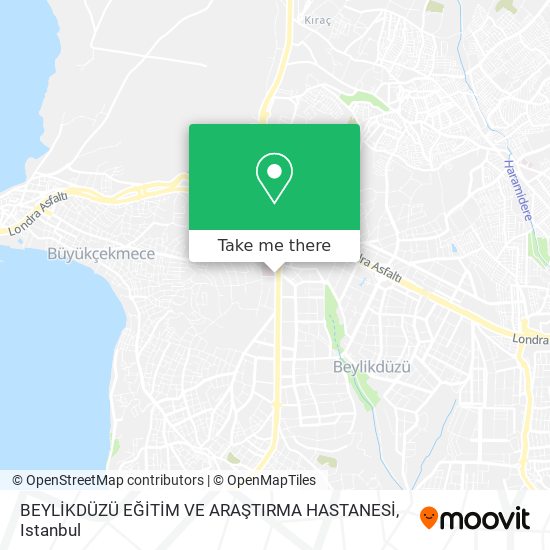 BEYLİKDÜZÜ EĞİTİM VE ARAŞTIRMA HASTANESİ map