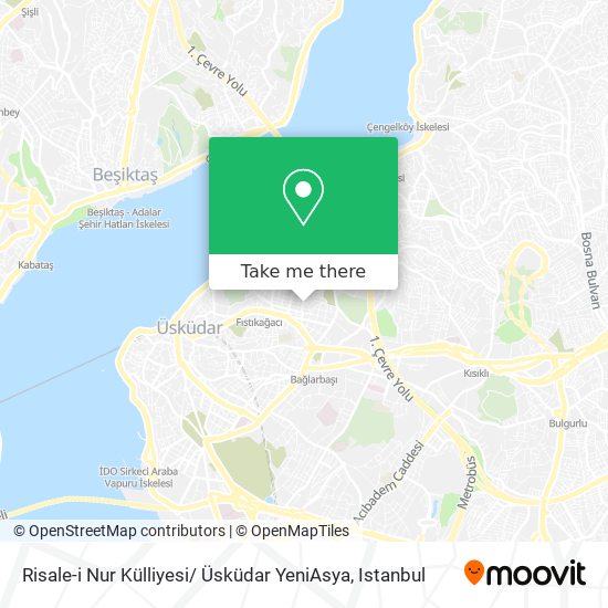 Risale-i Nur Külliyesi/ Üsküdar YeniAsya map