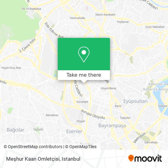 Meşhur Kaan Omletçisi map
