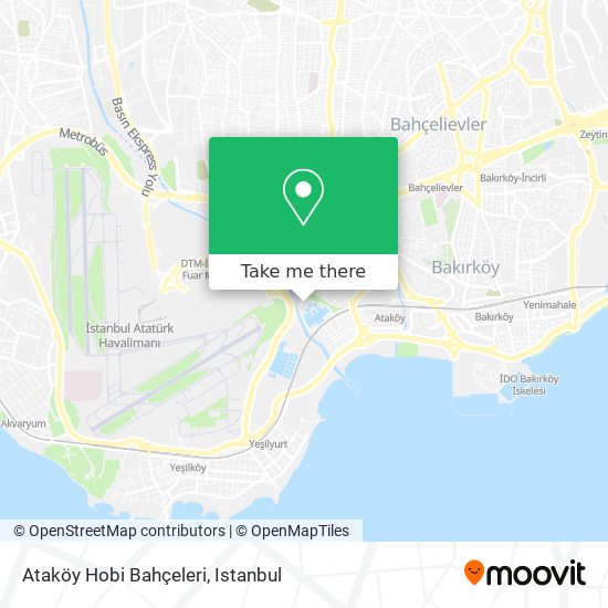 Ataköy Hobi Bahçeleri map