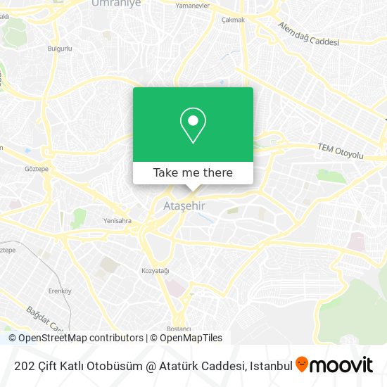 202 Çift Katlı Otobüsüm @ Atatürk Caddesi map