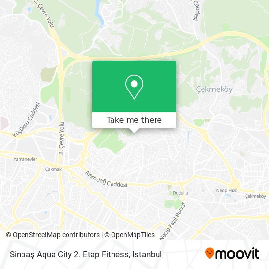 Sinpaş Aqua City 2. Etap Fitness map