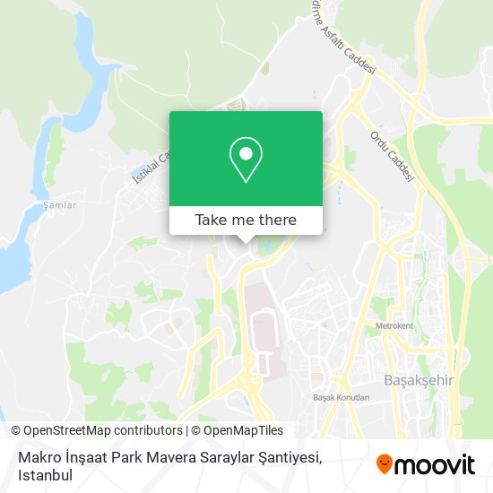 Makro İnşaat Park Mavera Saraylar Şantiyesi map