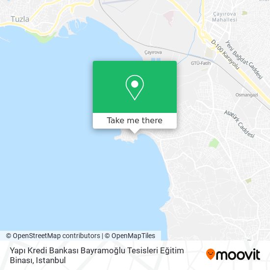 Yapı Kredi Bankası Bayramoğlu Tesisleri Eğitim Binası map