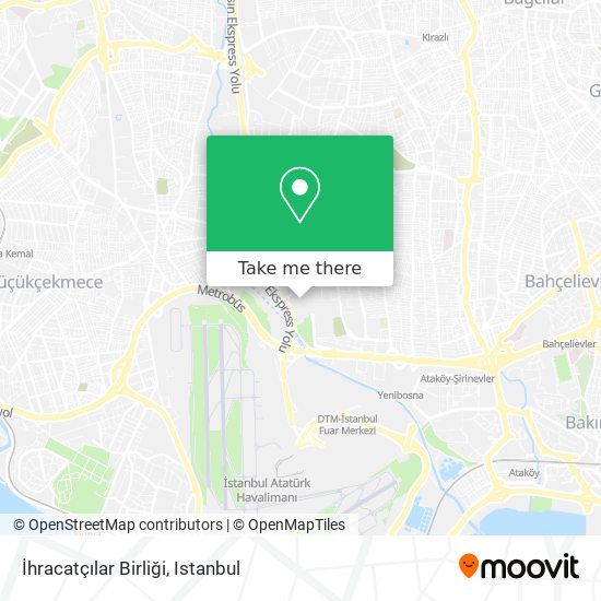 İhracatçılar Birliği map