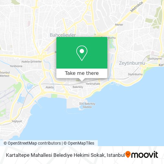 Kartaltepe Mahallesi Belediye Hekimi Sokak map