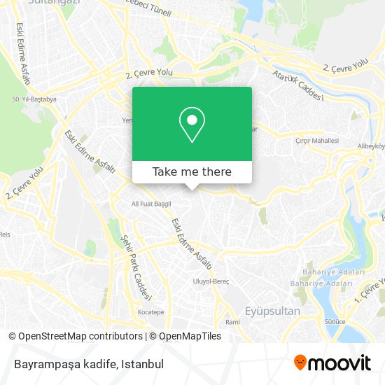 Bayrampaşa kadife map
