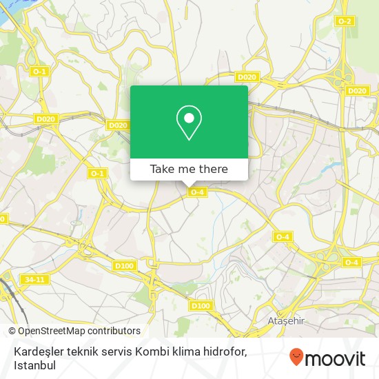 Kardeşler teknik servis Kombi klima hidrofor map