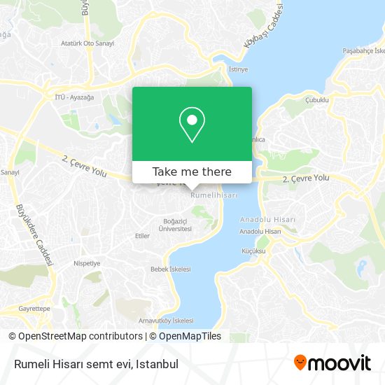 Rumeli Hisarı semt evi map