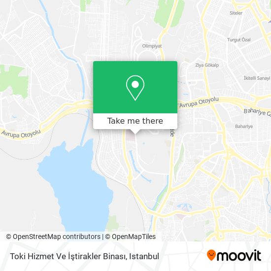 Toki Hizmet Ve İştirakler Binası map