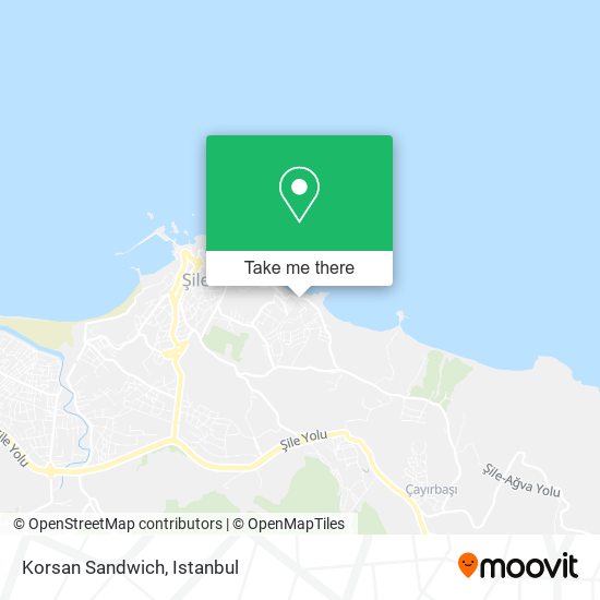 Korsan Sandwich map