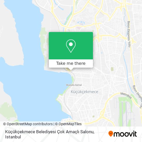 Küçükçekmece Belediyesi Çok Amaçlı Salonu map