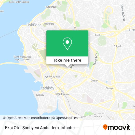 Ekşi Otel Şantiyesi Acıbadem map