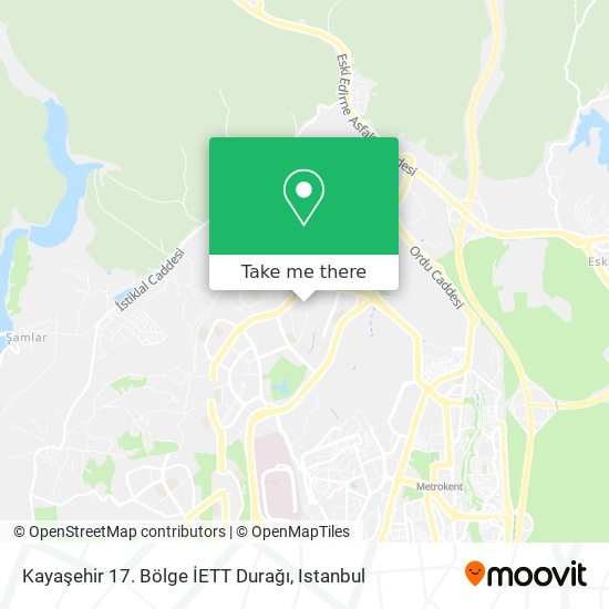 Kayaşehir 17. Bölge İETT Durağı map