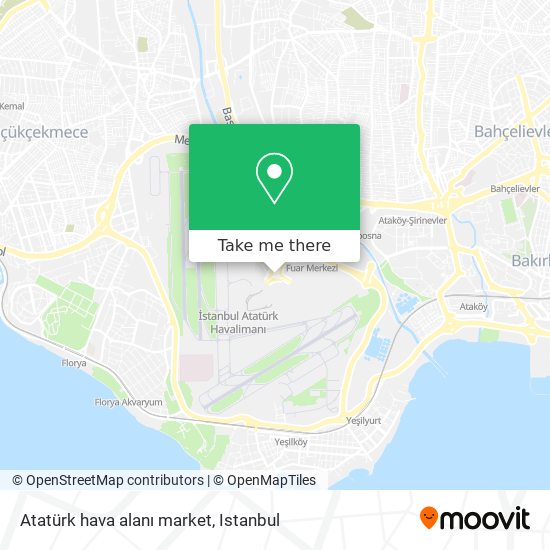 Atatürk hava alanı market map