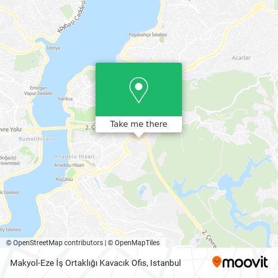 Makyol-Eze İş Ortaklığı Kavacık Ofis map