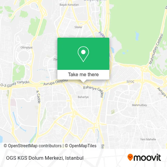 OGS KGS Dolum Merkezi map